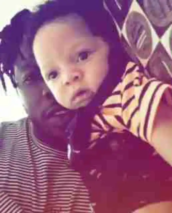 Singer Runtown Shares Cute Photo With His Son